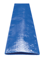 Boyau plat PVC bleu